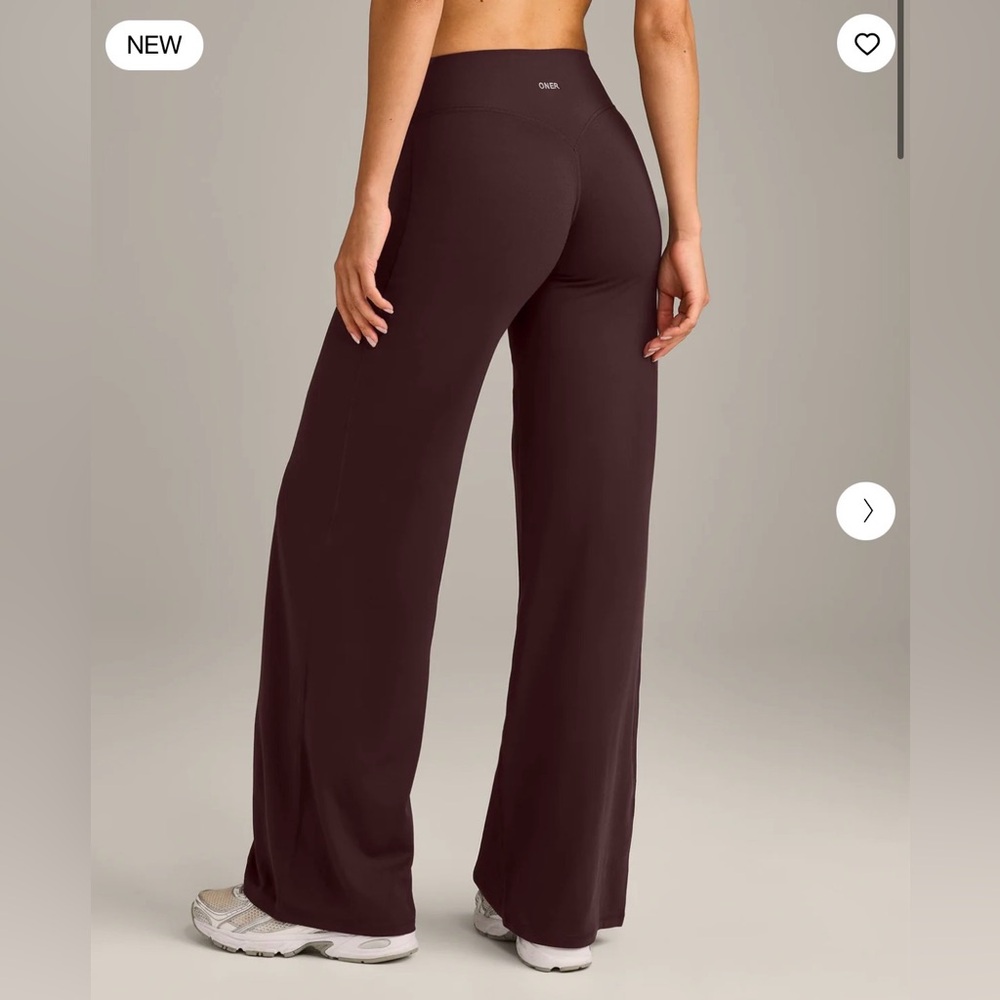 Oner Active Soft Motion Plum Brown Straight Pants